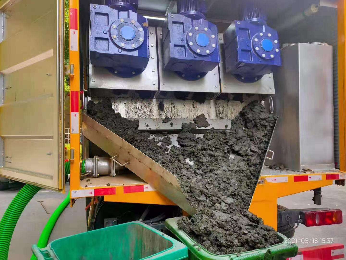 沁水化粪池清掏城市维护站-泥浆净化干湿分离处理